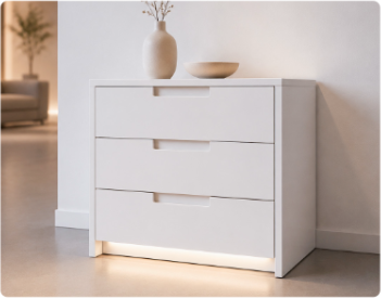 Minimalist 3-Drawer Dresser